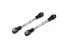 Traxxas Linkage steering (Revo 3.3) (3x50mm Turnbuckle) (2)/ rod ends (short) (4)/ hollow balls (4) (for use with Revo extended wheelbase chassis)