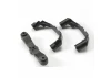 Traxxas Mount steering arm/ steering stops (2) (lower hinge pin retainer) (includes standard and maximum throw steering stops)