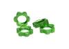 Traxxas Wheel nuts splined 17mm (green-anodized) (4)