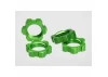 Traxxas Wheel nuts splined 17mm (green-anodized) (4)