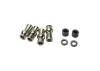 Traxxas Hollow ball tall centered (2)/ tall offset hollow ball (2)/ bump steer adjustment shims 3.5mm (2) 1.17mm (2)