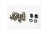 Traxxas Hollow ball tall centered (2)/ tall offset hollow ball (2)/ bump steer adjustment shims 3.5mm (2) 1.17mm (2)