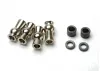 Traxxas Hollow ball tall centered (2)/ tall offset hollow ball (2)/ bump steer adjustment shims 3.5mm (2) 1.17mm (2)