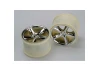 Traxxas Gemini 3.8 Wheels (chrome) (2) (also fits MAXX series)