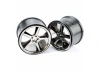 Traxxas Gemini 3.8 Wheels (black chrome) (2)