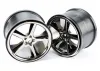 Traxxas Gemini 3.8 Wheels (black chrome) (2)