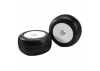 Traxxas Response Pro Tyres - Pre Glued On 3.8 White Dish Wheels - 17mm Traxxas Splined Fitting - Pair