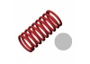 Traxxas Spring Shock (red) (GTR) (4.9 rate silver) (1 pair)