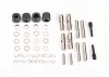 Traxxas U-joints, driveshaft (carrier (4)/ 4.5mm cross pin (4)/ 3mm headed pin (4)/ 4x15mm screw pin (2)/ hex pin (2)/ e-clips (6)/ 3x6x0.5 MW (4) (metal parts for 2 driveshafts)