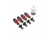 Traxxas Red-anodized Aluminium GTR Shocks (fully assembled w/o springs) (4)