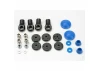 Traxxas Rebuild kit GTR Shock (x-rings bump stops bladders all pistons piston nuts Shock rod ends) renews 2 Shocks