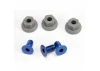 Traxxas Wing mounting hardware (4x8mmCCS (Aluminium)(3)/ 4x7mm flanged NL (3)