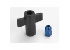 Traxxas Antenna crimp nut Aluminium (blue-anodized)/ antenna nut tools