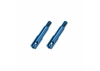 Traxxas 7075-T6 Blue-anodized Aluminium Wheel Spindles front (left right)