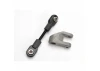 Traxxas Servo horn steering/ linkage steering (3x30 threaded rod)/ rod ends (2)/ hollow balls (2)