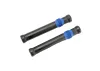 Traxxas Half shaft set long (plastic parts only) (internal splined half shaft/ external splined half shaft/ rubber boot) (assembled with glued boot) (2 assemblies)