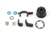 Traxxas Carrier differential (heavy duty)/ differential fork/ linkage arms (front rear)/x-ring gaskets (2)/ ring gear gasket/ bushings (2)/ 6.5x10x0.5 TW
