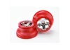 Traxxas Short Course Chrome SCT Wheels - Red Beadlock - 12mm Hex (2) (2WD Front)