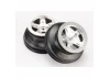 Traxxas Short Course Chrome SCT Wheels - Chrome Beadlock - 12mm Hex (2)