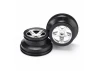 Traxxas Short Course Chrome SCT Wheels - Black Beadlock - 12mm Hex (2) (2WD Front)