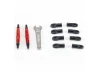 Traxxas 7075-T6 Red-anodized Aluminium TUBES Toe links Slayer (74mm fits front or rear) (2)/ rod ends rear (4)/ rod ends front (4)/ wrench (1)