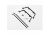 Traxxas Landing skid set (black-anodized)/ screws (4) (assembled)