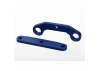 Traxxas Bulkhead tie bars front rear Aluminium (blue-anodized)