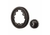 Traxxas Spur gear, 50-tooth, steel (wide-face)/ gear, 20-T pinion (1.0 metric pitch) (fits 5mm shaft)/ set screw