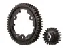 Traxxas Spur gear, 50-tooth, steel (wide-face)/ gear, 20-T pinion (1.0 metric pitch) (fits 5mm shaft)/ set screw