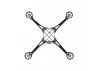 Traxxas Main frame (black)/ 1.6x5mm BCS (self-tapping) (4)