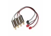 Traxxas Motor clockwise (high output red connector) (2)/ motor counter-clockwise (high output black connector) (2)