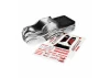Traxxas Body Stampede 4X4 ProGraphix (Graphics are printed requires paint final color application)/ decal sheet