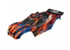 Traxxas Rustler 4x4 VXL Bodyshell - Pre Painted Orange