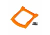 Traxxas Skid plate roof (body) (orange)/ 3x12 CS (4)