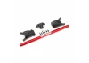 Traxxas Chassis Brace Kit, Red (fits Rustler 4X4 and Slash 4X4 equipped with Low-CG chassis)
