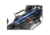 Traxxas Chassis Brace Kit, Orange (fits Rustler 4X4 and Slash 4X4 equipped with Low-CG chassis)