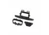Traxxas Bumper, rear / bumper mount (fits 4WD Rustler) (for LED light kit installation)