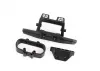 Traxxas Bumper, rear / bumper mount (fits 4WD Rustler) (for LED light kit installation)