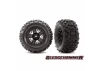 Traxxas Sledgehammer TSM Rated Tyres Pre Glued on 2.8 Black Wheels - 1 Pair