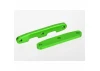 Traxxas Bulkhead tie bars front rear Aluminium (green-anodized)