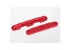 Traxxas Bulkhead tie bars front rear Aluminium (red-anodized)