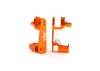 Traxxas Caster blocks (c-hubs), 6061-T6 aluminium (orange-anodized), left + right