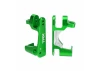 Traxxas Caster blocks (c-hubs) 6061-T6 Aluminium (green-anodized) left right