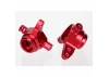Traxxas 6061-T6 Aluminium Steering blocks (red-anodized)
