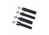 Traxxas Half shafts heavy duty (external splined (2)/ internal splined (2)/ metal u-joints (4)