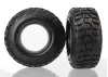 Traxxas Tires Kumho (dual profile 4.3x1.7- 2.2/3.0) (2)/ foam inserts (2)