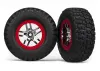 Traxxas BF Goodrich Soft Short Course Tyres on SS Chrome/Red Wheels