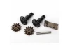 Traxxas Gear set differential (output gears (2)/ spider gears (2)/ spider gear shaft carrier support)