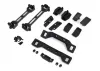Traxxas Body conversion kit, Slash 4X4 (includes front + rear body mounts, latches, hardware) (for clipless mounting)