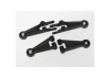 Traxxas Suspension arms front (2 lower 2 upper assembled with ball joints)